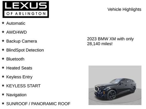 Used 2023 BMW XM AWD/4WD image 7
