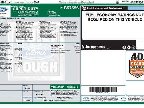 Used 2018 Ford F450 Platinum w/ Platinum Ultimate Package image 16