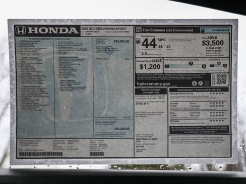 New 2025 Honda Accord Sport image 11