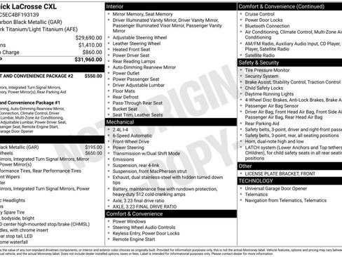 Used 2011 Buick LaCrosse CXL image 30
