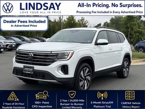 Used 2024 Volkswagen Atlas SE w/ Panoramic Sunroof Package AWD/4WD image 6