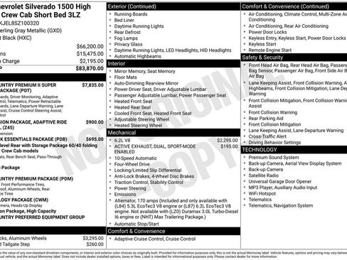Used 2025 Chevrolet Silverado 1500 High Country AWD/4WD image 43
