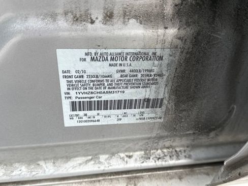 Used 2010 MAZDA MAZDA6 i Touring Plus image 25