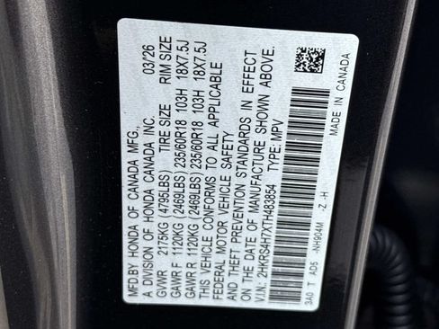 Certified 2026 Honda CR-V EX-L image 31