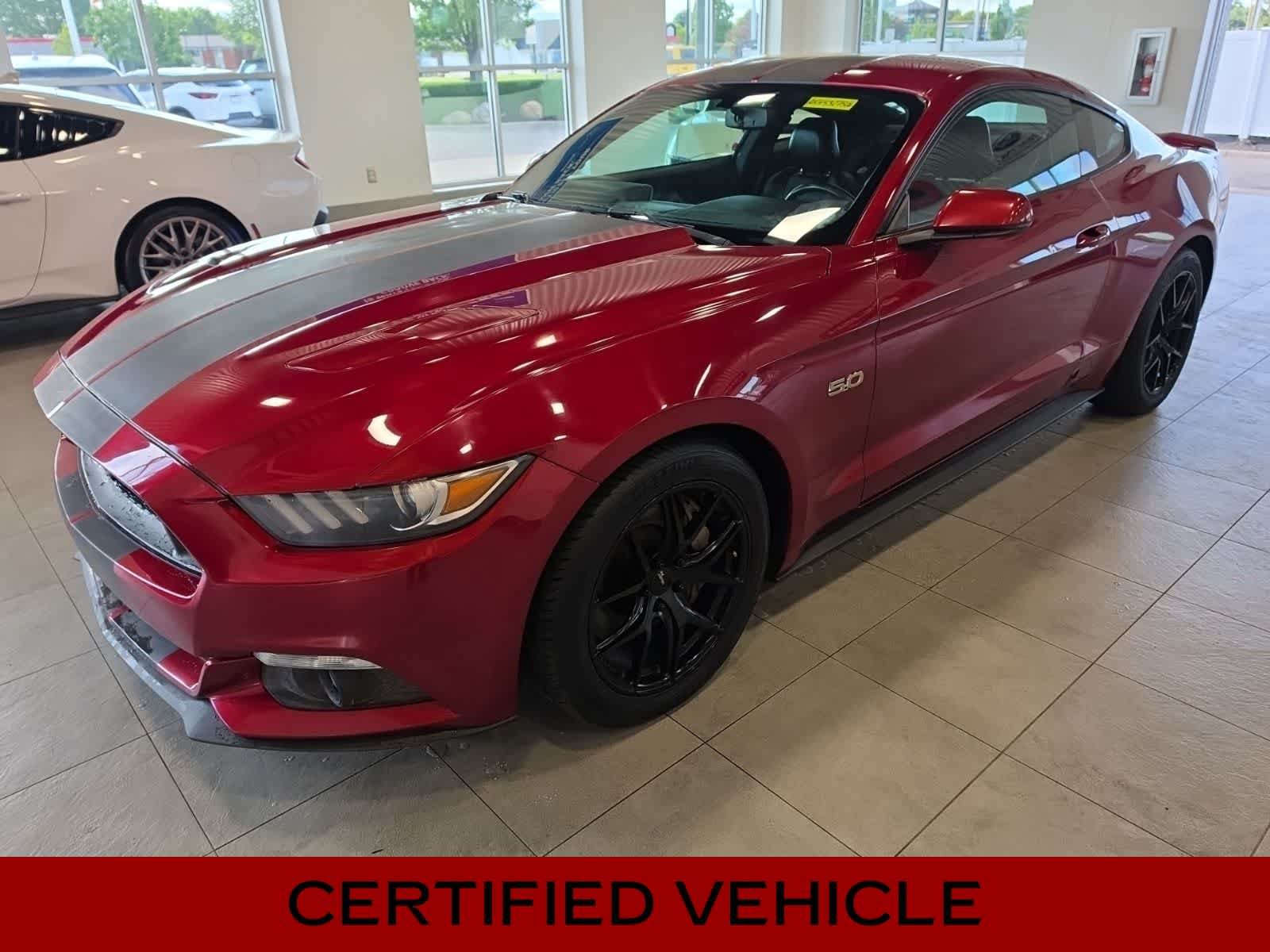 Certified 2017 Ford Mustang GT Premium w/ Enhanced Security Package RWD image 1