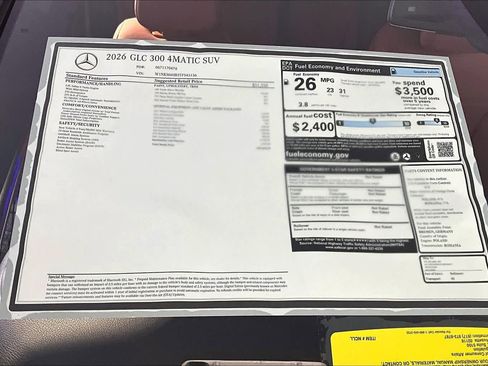 New 2026 Mercedes-Benz GLC 300 4MATIC image 18