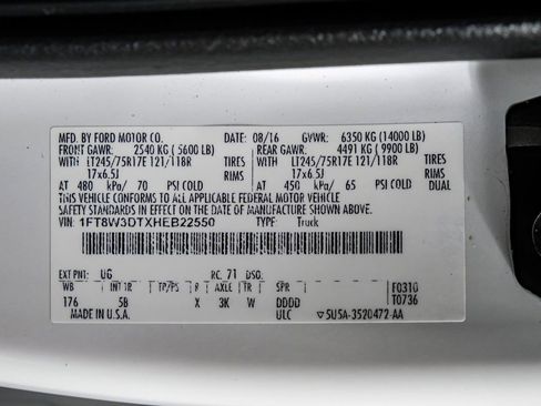 Used 2017 Ford F350 Lariat w/ Lariat Ultimate Package image 64