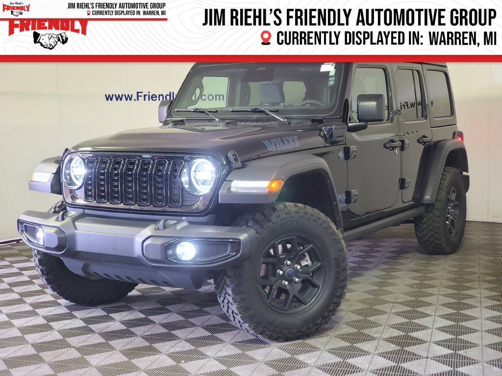 Used 2025 Jeep Wrangler Unlimited Sport S 4xe AWD/4WD 360° Tour