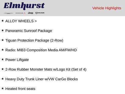 Used 2023 Volkswagen Tiguan SE w/ Panoramic Sunroof Package AWD/4WD image 10