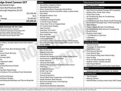 Used 2017 Dodge Grand Caravan SXT FWD image 38