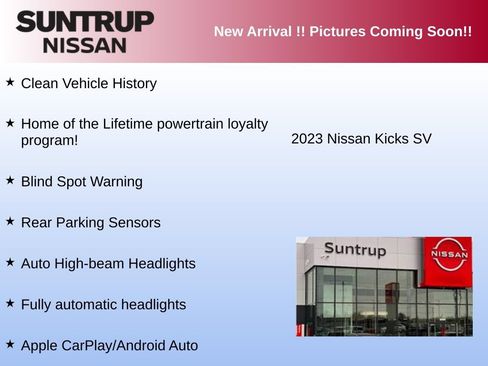 Used 2023 Nissan Kicks SV FWD image 2