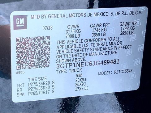 Used 2018 GMC Sierra 1500 SLT w/ Enhanced Driver Alert Package RWD image 32