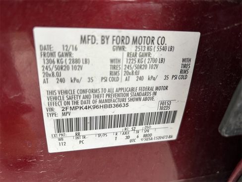 Used 2017 Ford Edge Titanium w/ Equipment Group 301A image 10