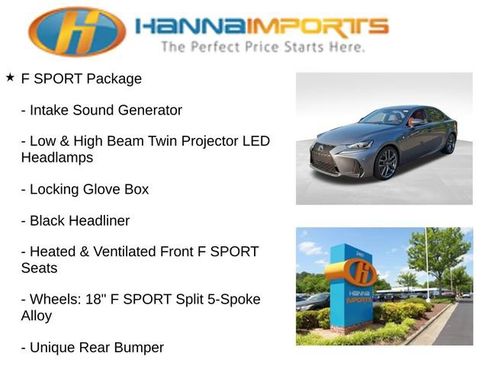 Used 2020 Lexus IS 350 F Sport w/ F Sport Package RWD image 22