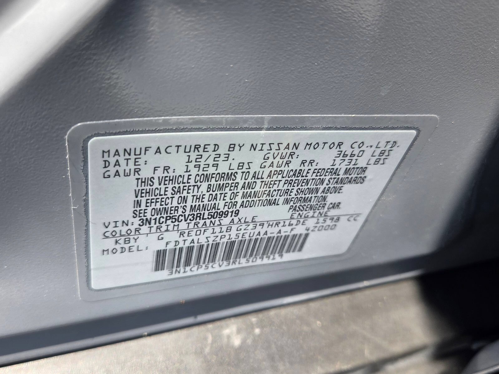Used 2024 Nissan Kicks SV FWD image 19