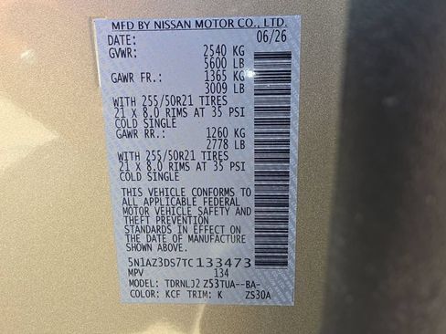New 2026 Nissan Murano Platinum w/ Cargo Package AWD/4WD image 31