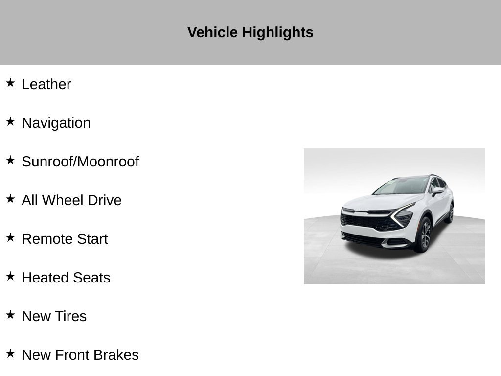 Certified 2025 Kia Sportage EX w/ Premium Package AWD/4WD image 10