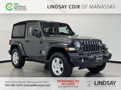 Certified 2019 Jeep Wrangler Sport