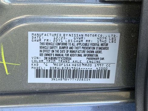 New 2026 Nissan Sentra S w/ Floor Mat Package image 24