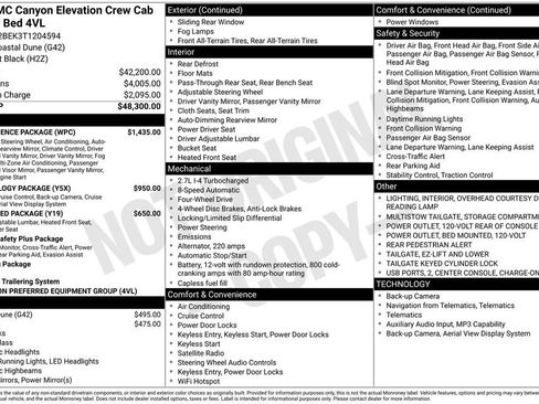 New 2026 GMC Canyon Elevation w/ Convenience Package AWD/4WD image 16