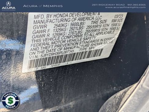 Used 2023 Acura MDX FWD image 32
