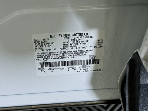 Used 2021 Ford Edge Titanium w/ Cargo Accessory Package FWD image 12