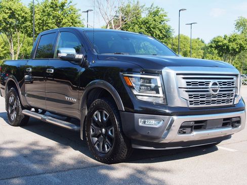 Used 2021 Nissan Titan Platinum Reserve w/ Moonroof Package AWD/4WD image 1
