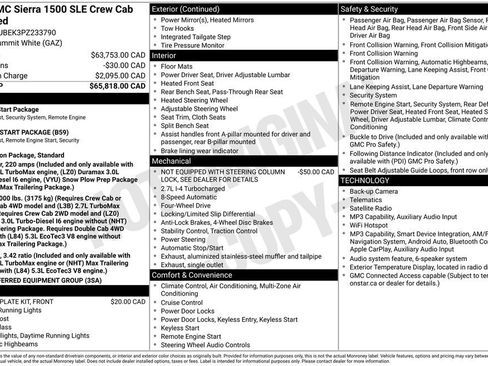 Used 2023 GMC Sierra 1500 SLE AWD/4WD image 41