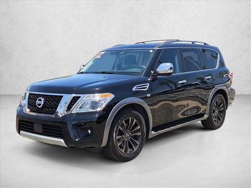 Used 2018 Nissan Armada Platinum w/ Interior Lighting Package RWD image 2
