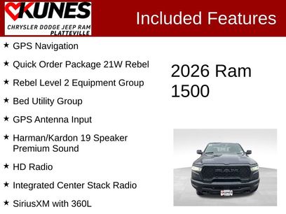 New 2026 RAM 1500 Rebel w/ Rebel Level 2 Equipment Group