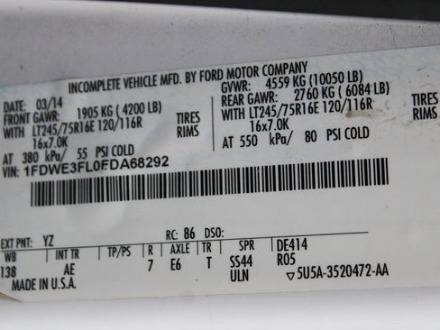 Used 2014 Ford E-350 and Econoline 350 Super Duty w/ Power Windows & Locks Group image 38