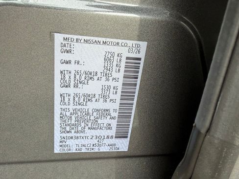 New 2026 Nissan Pathfinder Rock Creek AWD/4WD image 21