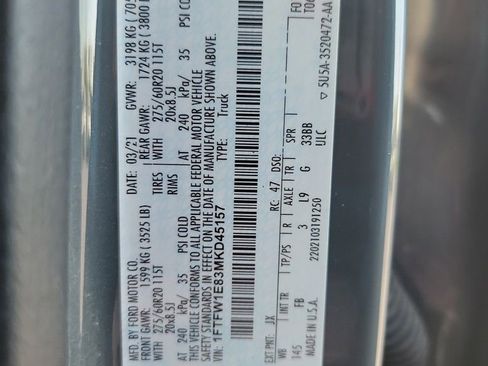 Used 2021 Ford F150 XLT w/ Equipment Group 302A High image 7