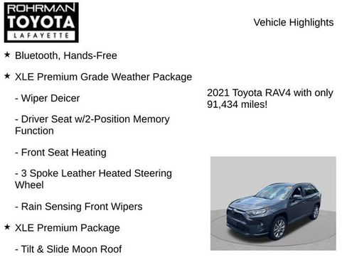 Used 2021 Toyota RAV4 XLE Premium AWD/4WD image 7