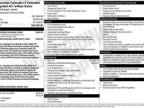 Used 2021 Chevrolet Colorado LT w/ LT Convenience Package image 4