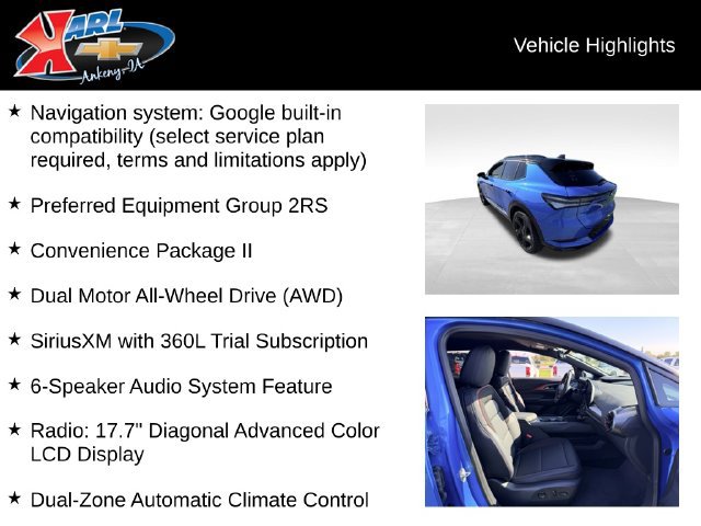 Certified 2026 Chevrolet Equinox EV RS w/ Convenience Package II AWD/4WD image 2