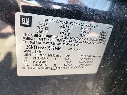 Certified 2013 Chevrolet Equinox LT w/ Driver Convenience Package AWD/4WD image 44