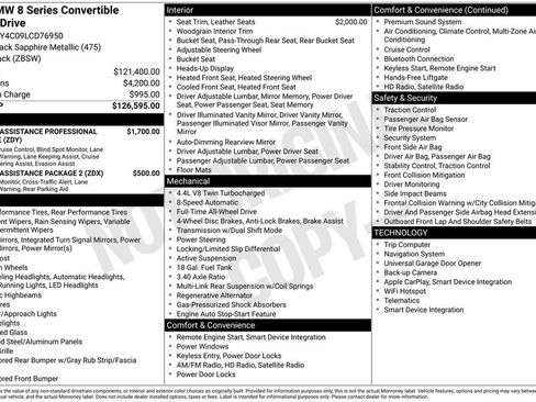 Used 2020 BMW M850i xDrive Convertible AWD/4WD image 29