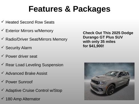 Used 2025 Dodge Durango GT AWD/4WD image 8