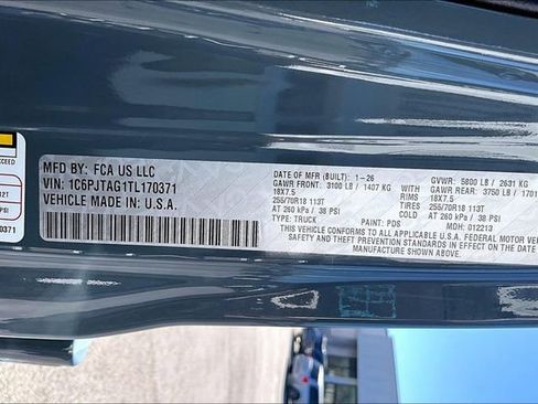 New 2026 Jeep Gladiator Sport AWD/4WD image 13