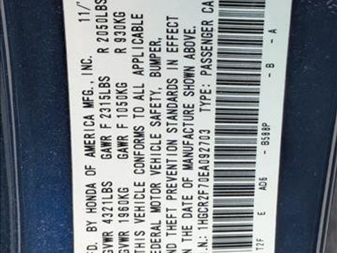 Used 2014 Honda Accord EX image 16