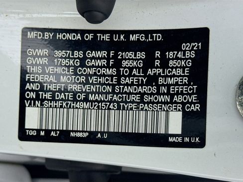 Used 2021 Honda Civic Sport image 40