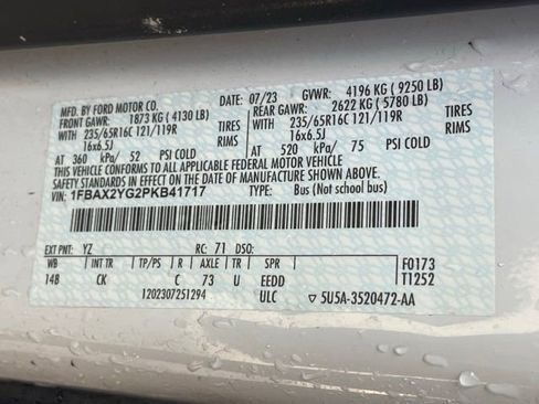 Used 2023 Ford Transit 350 XLT image 24