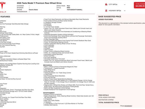 Used 2026 Tesla Model Y Premium image 5