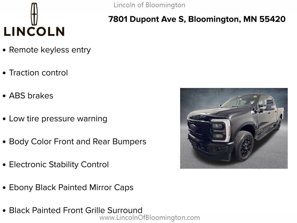 Used 2025 Ford F250 Lariat w/ Black Appearance Package AWD/4WD image 9