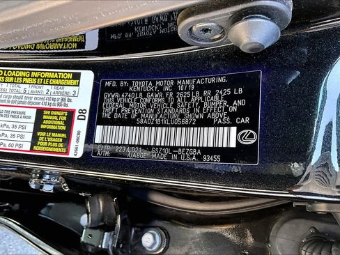 Used 2020 Lexus ES 350 w/ Premium Package FWD image 36