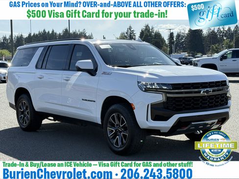 Used 2022 Chevrolet Suburban Z71 w/ Luxury Package AWD/4WD image 7