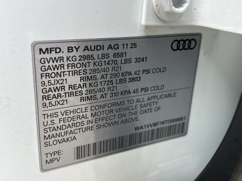 Certified 2026 Audi Q7 3.0T Prestige w/ Prestige Package AWD/4WD image 37