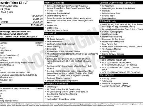 Used 2021 Chevrolet Tahoe LT image 1