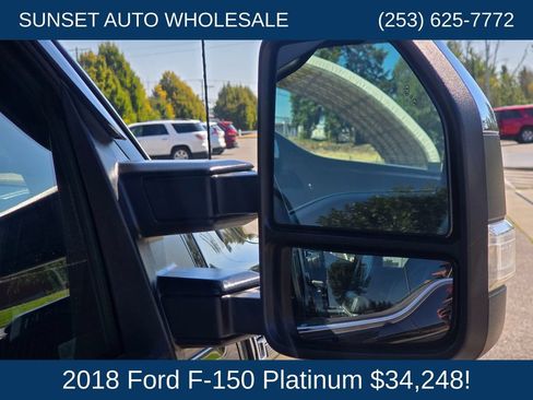 Used 2018 Ford F150 Platinum w/ Max Trailer Tow Package AWD/4WD image 21